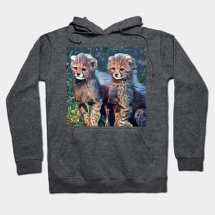 Cute Cheetah Cubs Hoodie